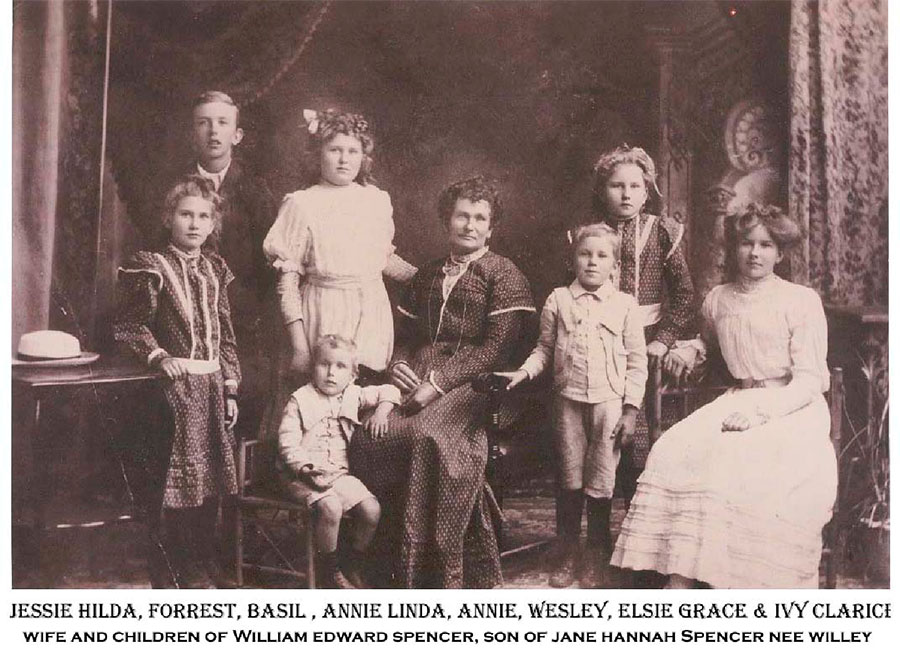 Annie and her children