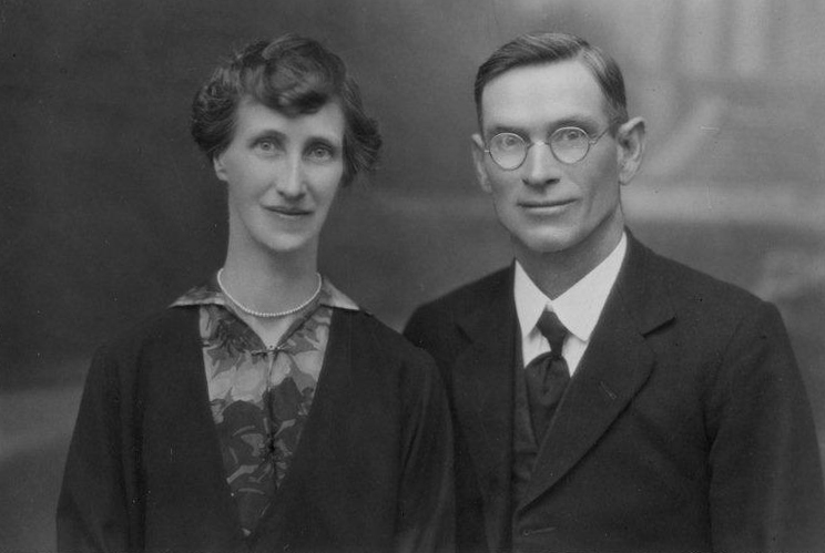 Bob and his second wife Evelyn Wait 1927