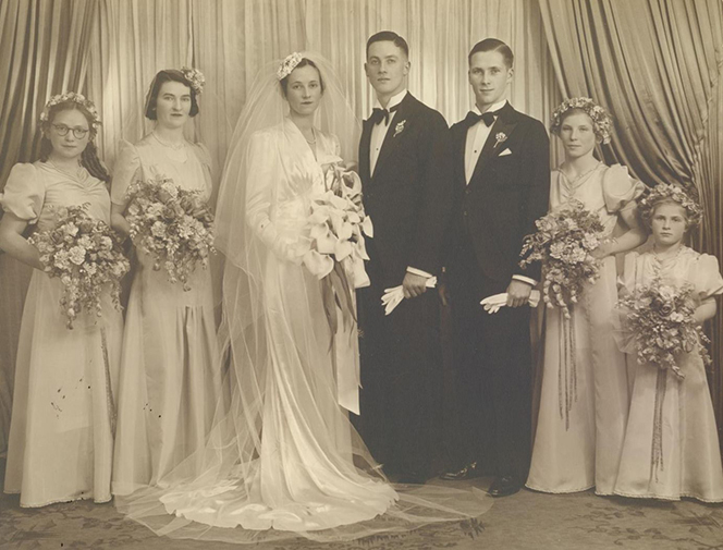 Jim and Joyce's wedding day