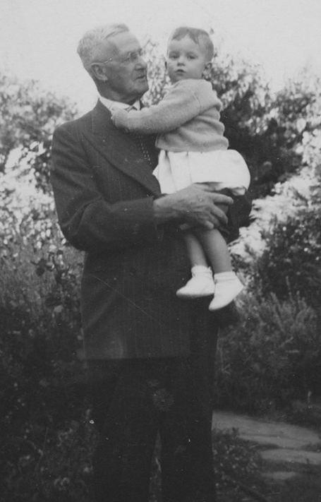 Grandpa Richards with Jenni