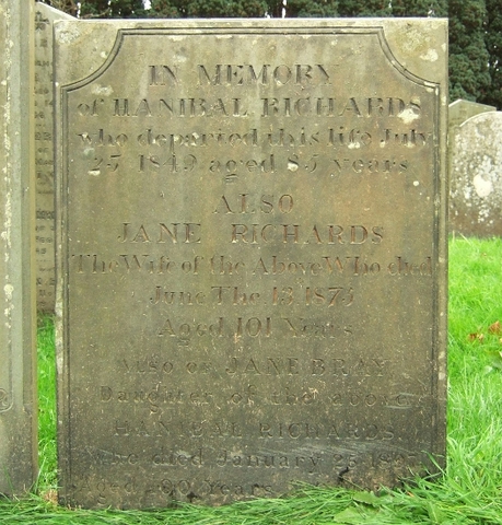 Hannibal and Janes Grave Stone
