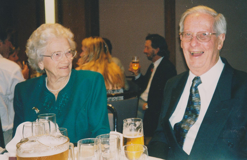 Joyce & Jim with Robert in the background