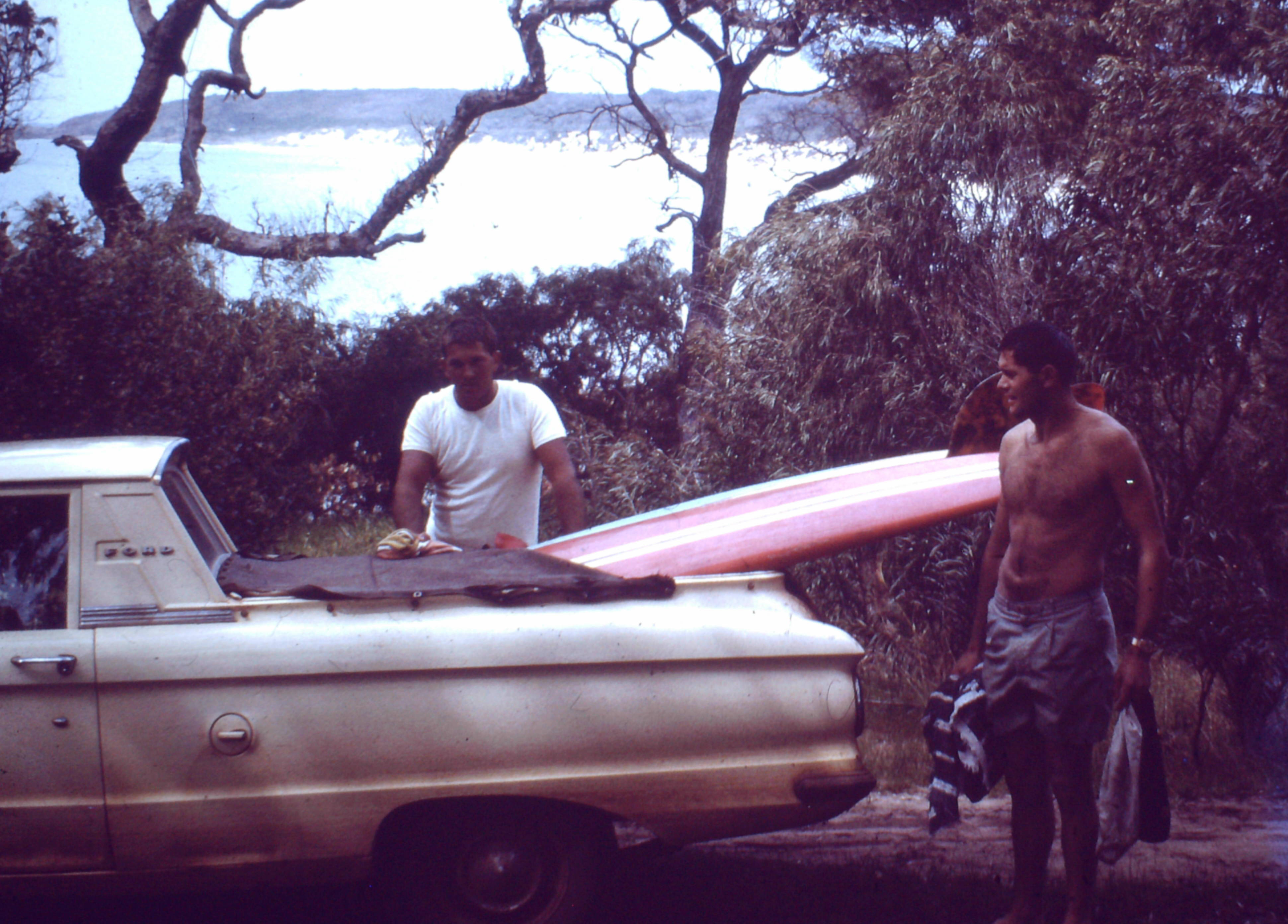 John down south on a surfing trip