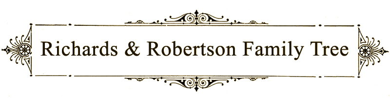 Richards & Robertson Family Tree