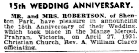 Anniversary notice