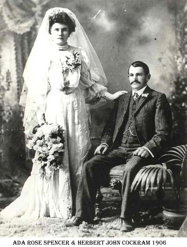 Amy Rose Spencer and Herbert John Cockram 1906