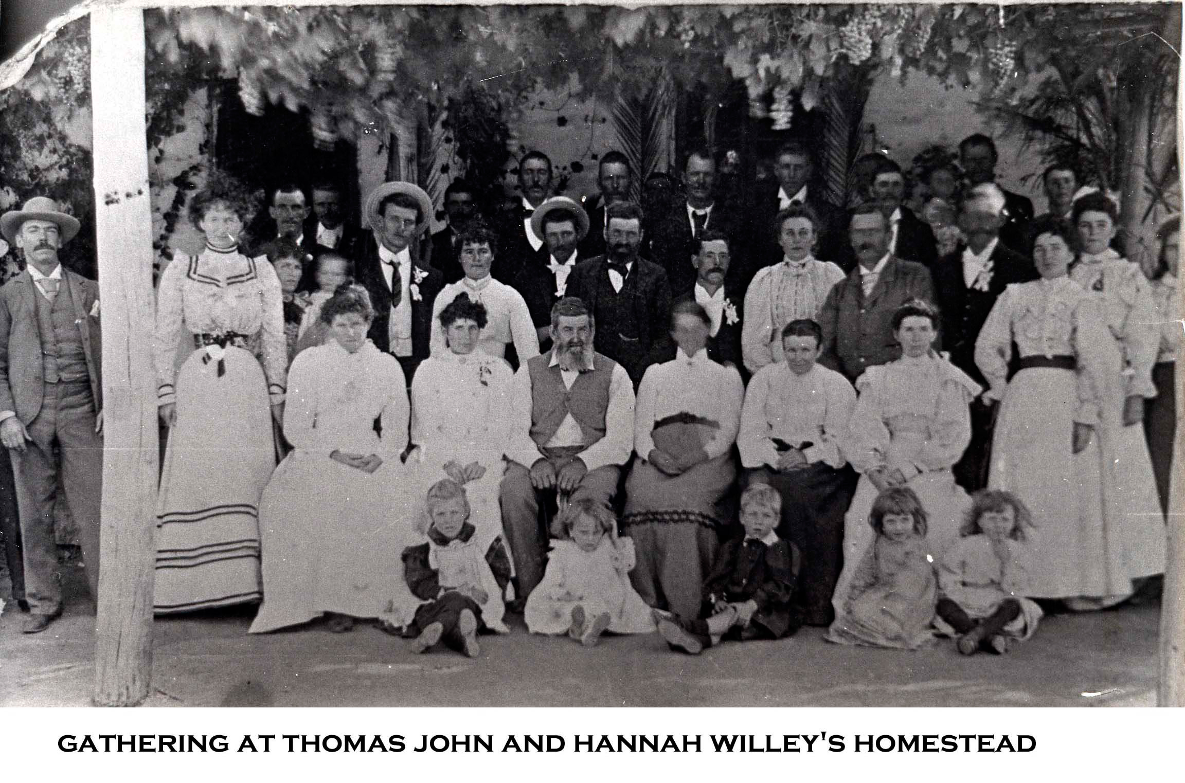Gathering at the Willey Homestead