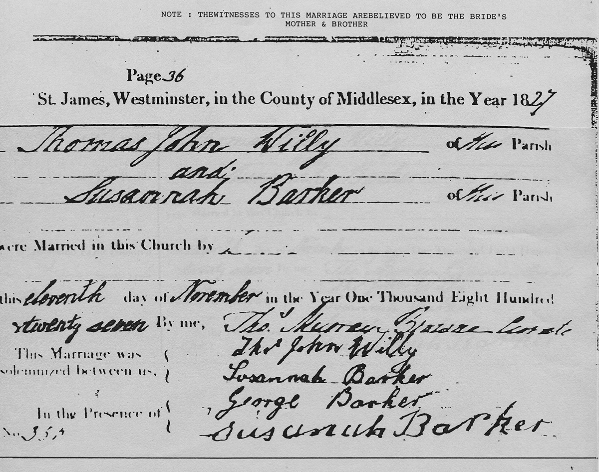 Marriage Certificate