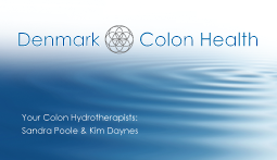 Denmark Colon Health Business Card Front