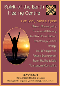 The Spirit Of The Earth Healing Centre Poster
