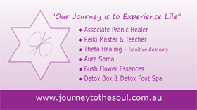 Journey to the Soul Business Card Back