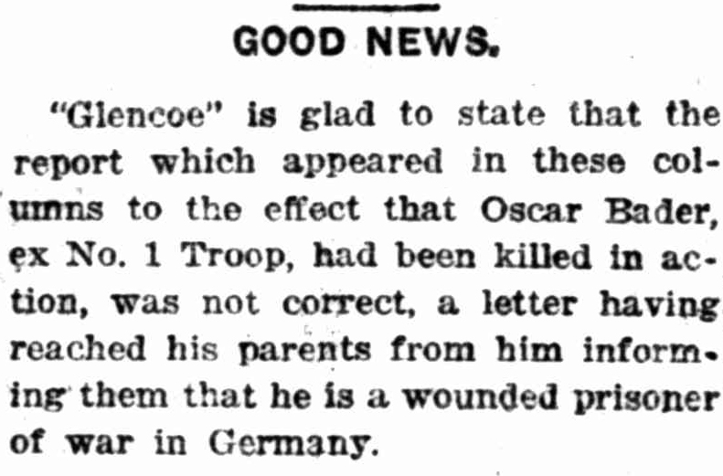 Good News, Bader Alive