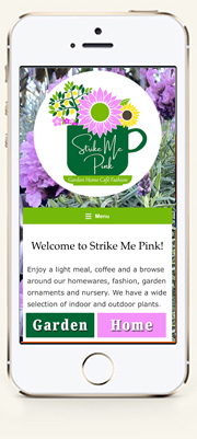 Webpage on an iphone